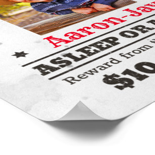 Personalised Wanted Poster   Wanted Birthday Sign