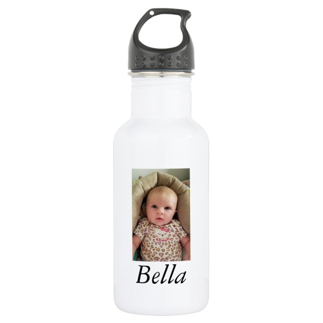 Personalised Water Bottle, Add Your Picture!  532 Ml Water Bottle (Front)