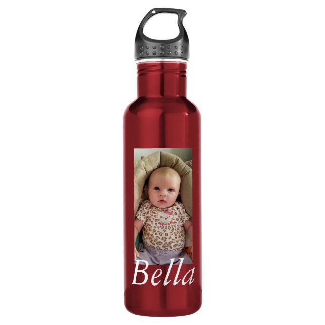 Personalised Water Bottle, Add Your Picture!     710 Ml Water Bottle (Front)
