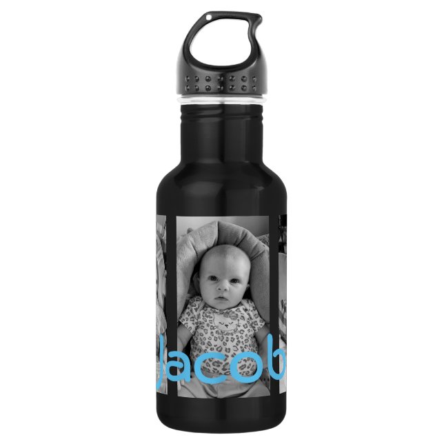 Personalised Water Bottle, Add Your Pictures! 532 Ml Water Bottle (Front)
