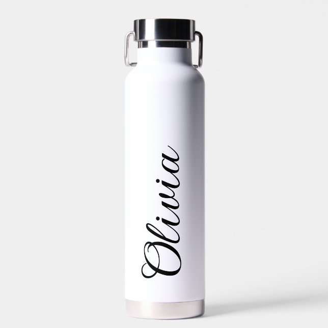 Personalised Water Bottle with Your Custom Name (Front)