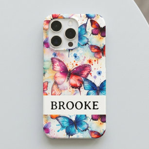 Personalised Watercolor Butterfly Splatter