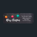 Personalised, Watercolor Christmas ball On black<br><div class="desc">Product Name: "Midnight Elegance: Personalised Watercolor Christmas Ball on Black Label" Product Description: Introducing "Midnight Elegance: Personalised Watercolor Christmas Ball on Black Label", where sophistication meets festive charm. This label is a stunning addition to your holiday collection, perfect for adding a touch of elegance to your seasonal correspondence and gifts....</div>