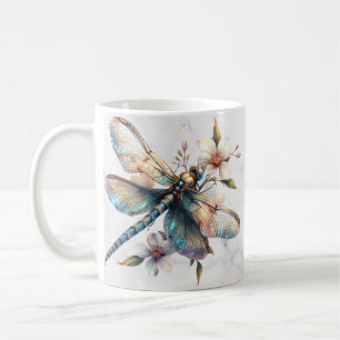  Personalised Watercolor Dragonfly Mug 