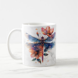 Personalised Watercolor Dragonfly Mug