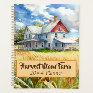 Personalised Watercolor Farm Planner