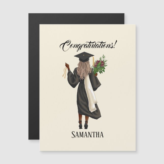 Personalised Watercolor Graduation (10) (Front/Back)