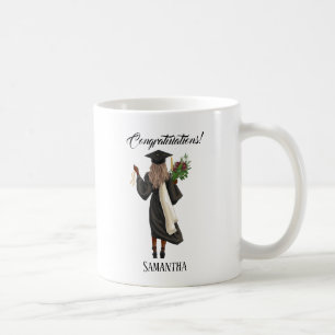 Personalised Watercolor Graduation (10) Coffee Mug