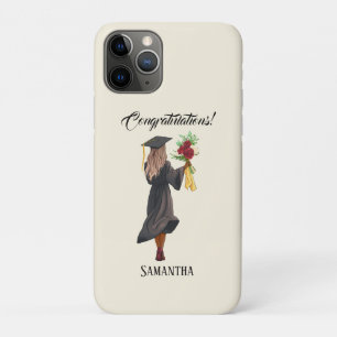 Personalised Watercolor Graduation (5) iPhone 11 Pro Case