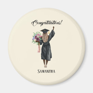 Personalised Watercolor Graduation (7) Magnet