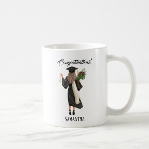 Personalised Watercolor Graduation (9) Coffee Mug