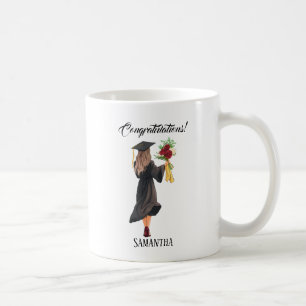 Personalised Watercolor Graduation  Coffee Mug