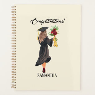 Personalised Watercolor Graduation  Planner