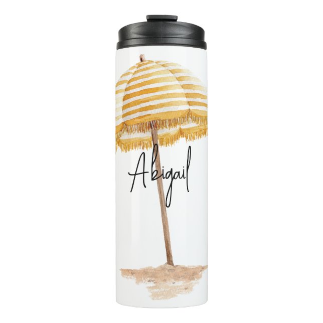 Personalised Watercolor ITravel Mug (Front)