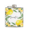 Personalised Watercolor Lemon Wedding Flask