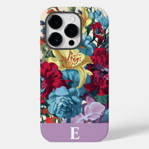 Personalised Watercolor Monogram Floral Delight Case-Mate iPhone 14 Pro Case