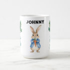 Personalised Watercolor Peter Rabbit Kids Name 
