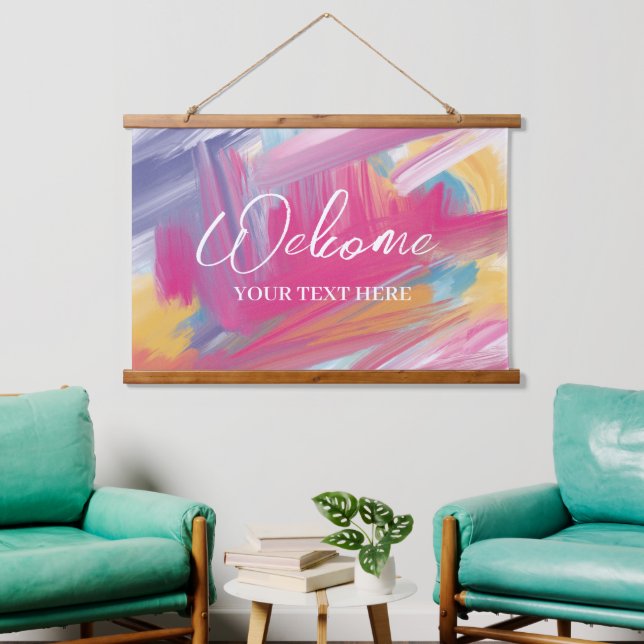 Personalised Watercolors artist  Hanging Tapestry (Living Room)