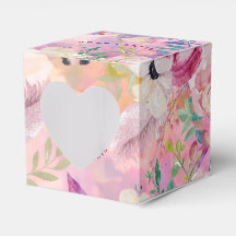 Personalised Watercolour Party Favour Box