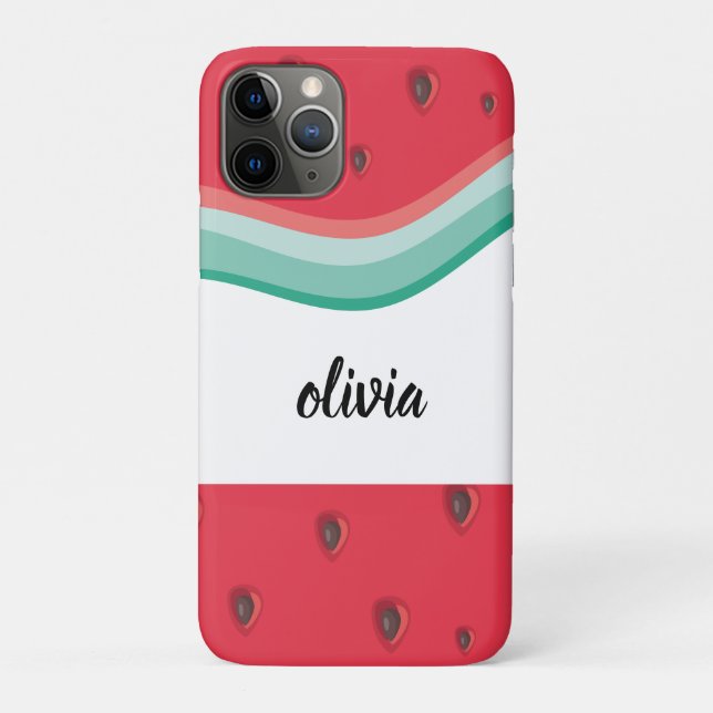 Personalised watermelon Case-Mate iPhone case (Back)