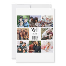 Personalised "We Are Family" Photo Template