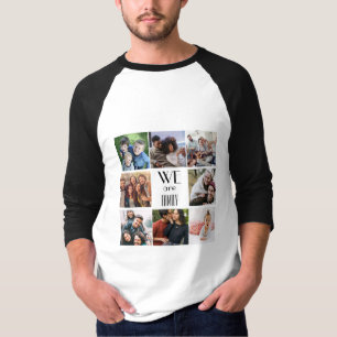 Personalised "We Are Family" Photo Template T-Shirt