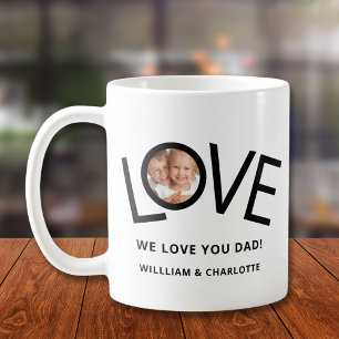 Personalised We love You Dad Photo  Coffee Mug