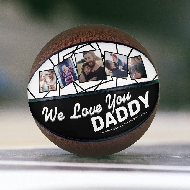 Personalised “We Love You Daddy” Basketball Gift (Creator Uploaded)
