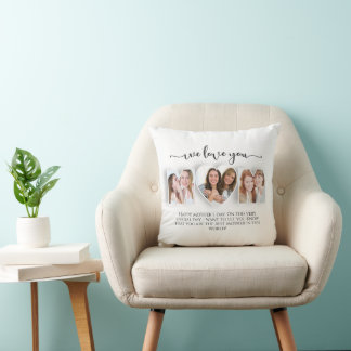 Personalised We Love You Mum Pillow