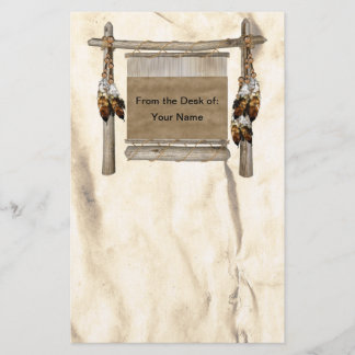 Personalised Weaving Loom Native American  Station Stationery