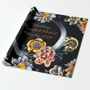Personalised Weddin Gift Wrapping Paper Roll