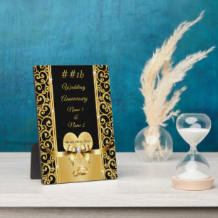 Personalised Wedding Anniversary Gifts for Friends Plaque