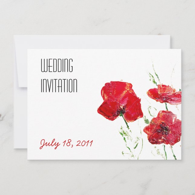 Personalised Wedding / Anniversary Invitation (Front)