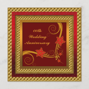 Personalised Wedding Anniversary Party Invitation