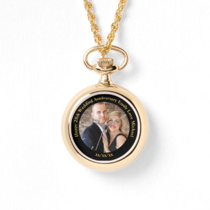 Personalised Wedding Anniversary PHOTO Custom Her Watch