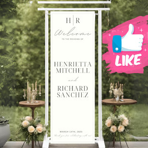 Personalised Wedding Banner Decoration for Bridal