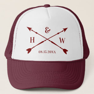 Personalised Wedding Bridal Party Groomsmen Groom Trucker Hat