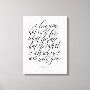 Personalised Wedding Calligraphy Love Quote Sign