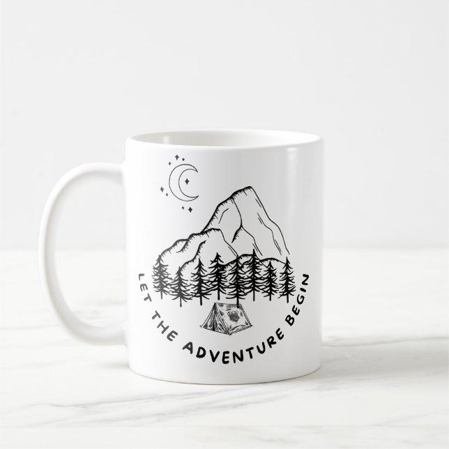 Personalised Wedding Camping Mug,couple gifts Coffee Mug (Left)
