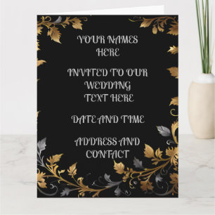 Personalised Wedding Card