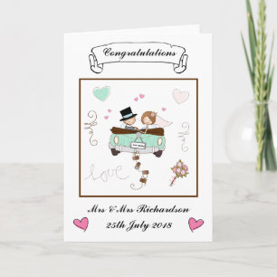 Personalised Wedding card