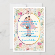 Personalised Wedding Ceremony Invitation