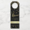 Personalised Wedding CHEERS Black Gold Confetti