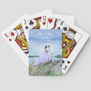 Personalised Wedding Classic Playing Cards