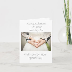Personalised Wedding Congratulations Card