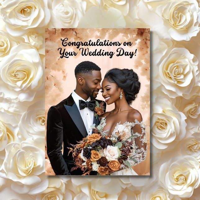 Personalised Wedding Congratulations Card | Africa (Creator Uploaded)
