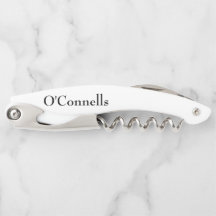 personalised wedding corkscrew