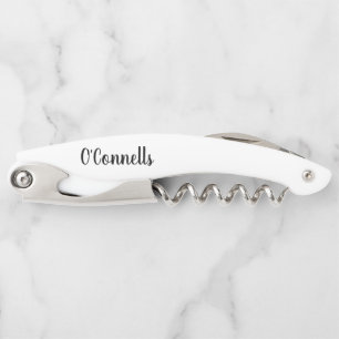 personalised wedding corkscrew