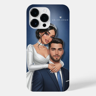 Personalised Wedding Couple Phone Case