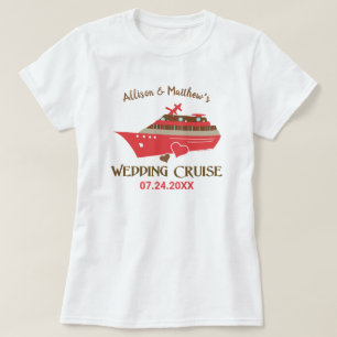 Personalised Wedding Cruise T-Shirt